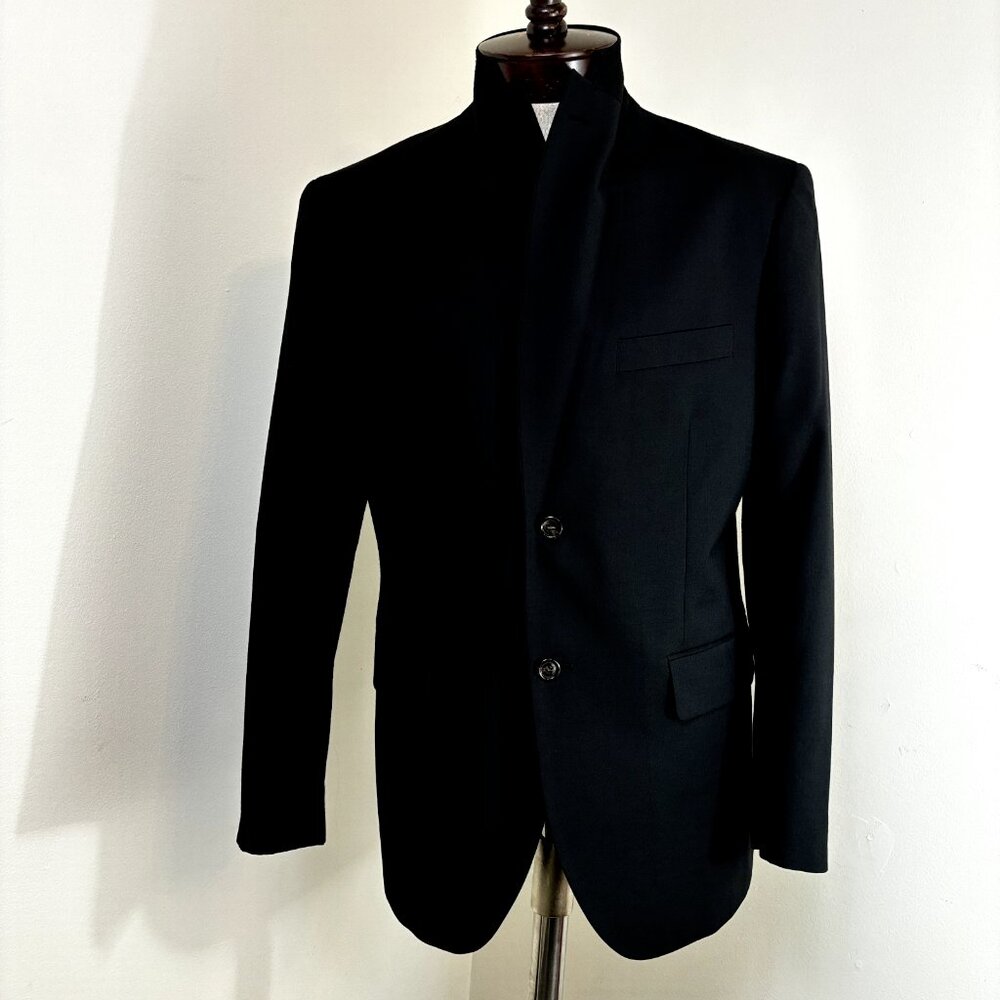 Stile Benetton Sport Coat Blazer 50 EU/40-41 US‎ Wool Blend Slim Fit Suit Jacket - Picture 8 of 14